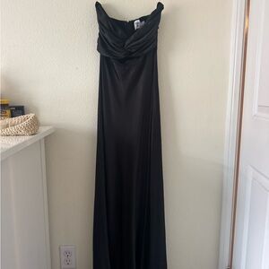 Princess Polly Black Strapless Maxi Gown- Amazing for prom/formal